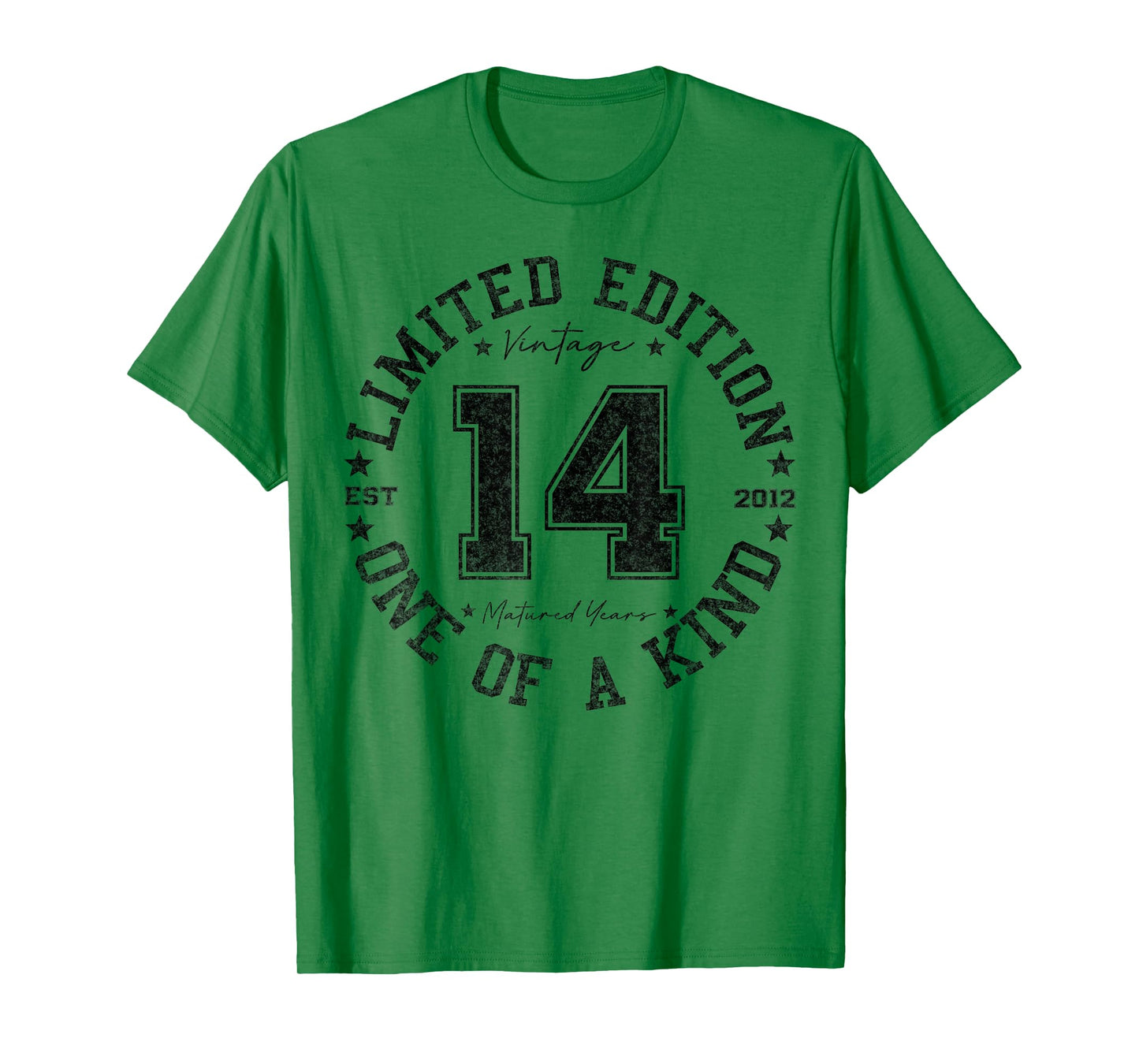 14 Year Old Gifts Vintage 2012 Limited Edition 14th Birthday T-Shirt