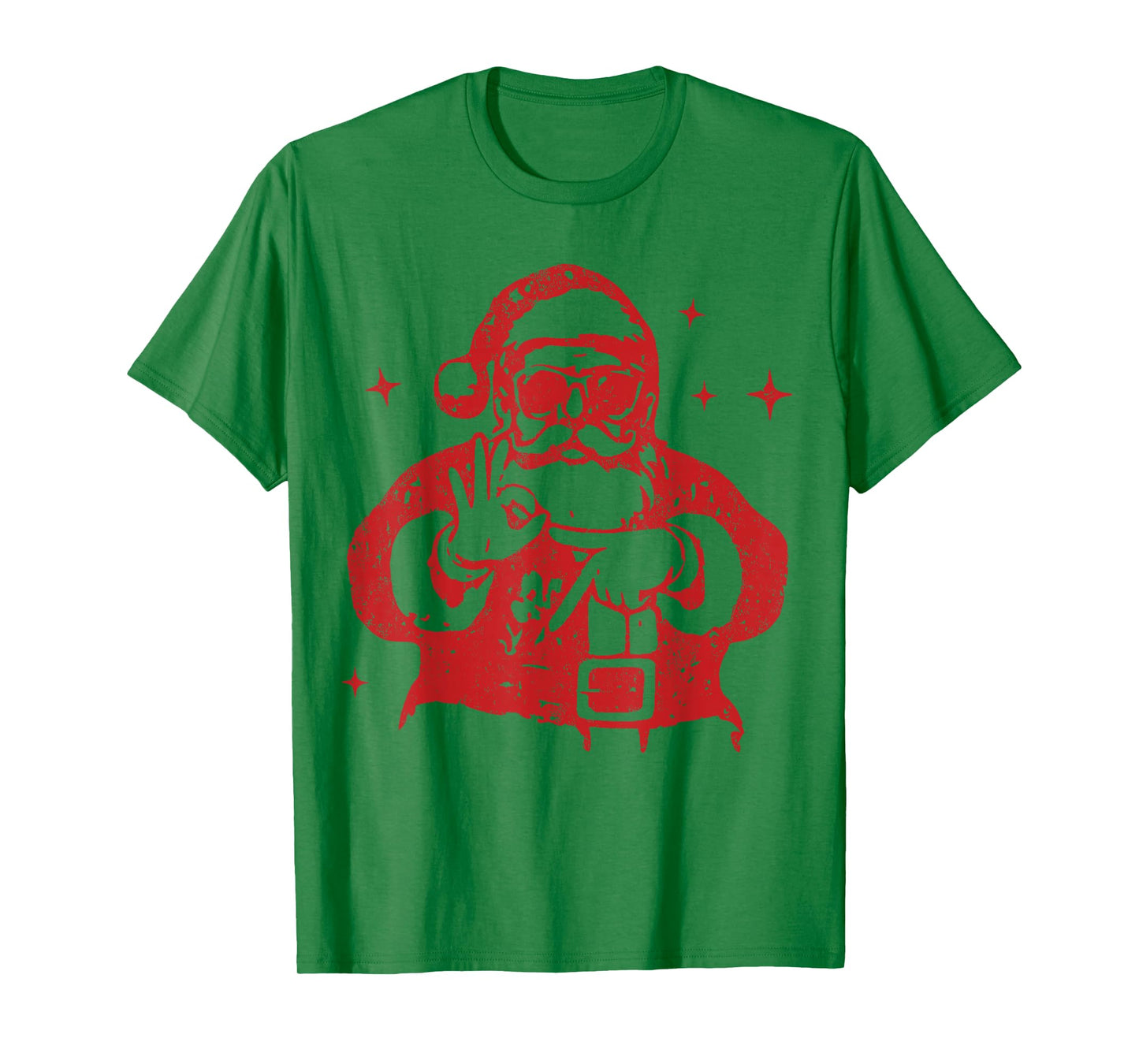 Retro Six Seven Santa 67 Hands Sign Funny Math Teacher T-Shirt