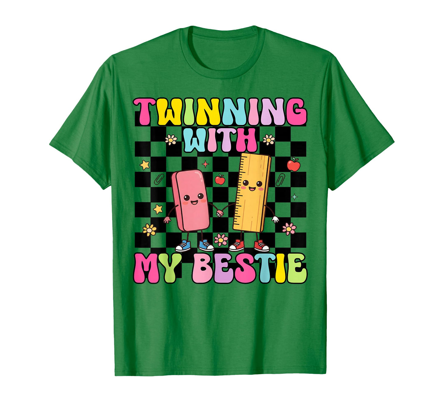 Twinning with My Bestie Spriit Week Matching Kids Girls T-Shirt