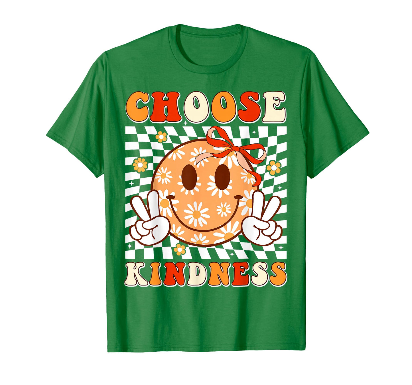 Unity Day Orange Choose Kindness Anti Bullying Kids Girl Bow T-Shirt