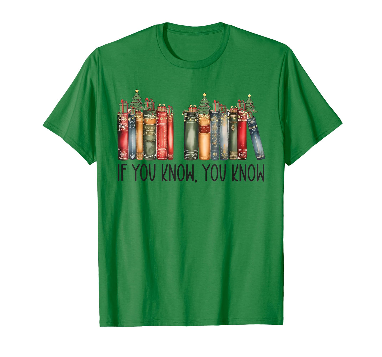 Funny If You Know You Know 6 7 Reading Books Christmas T-Shirt