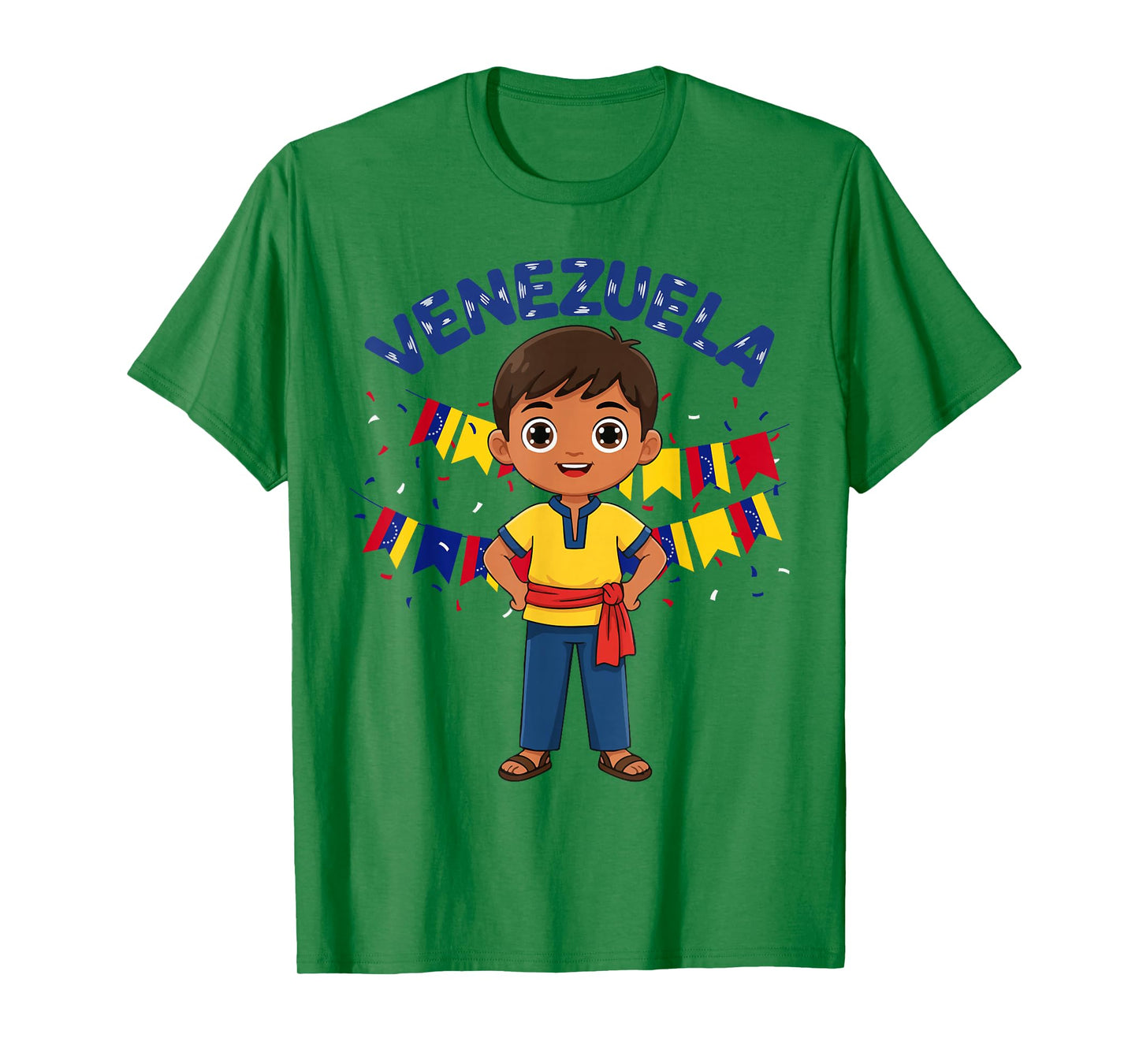 Venezuela Venezuelan Boy Traditional Outfit Wear Heritage T-Shirt