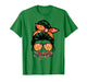 Retro Bears Girl Messy Bun Sports Team Matching Outfit T-Shirt