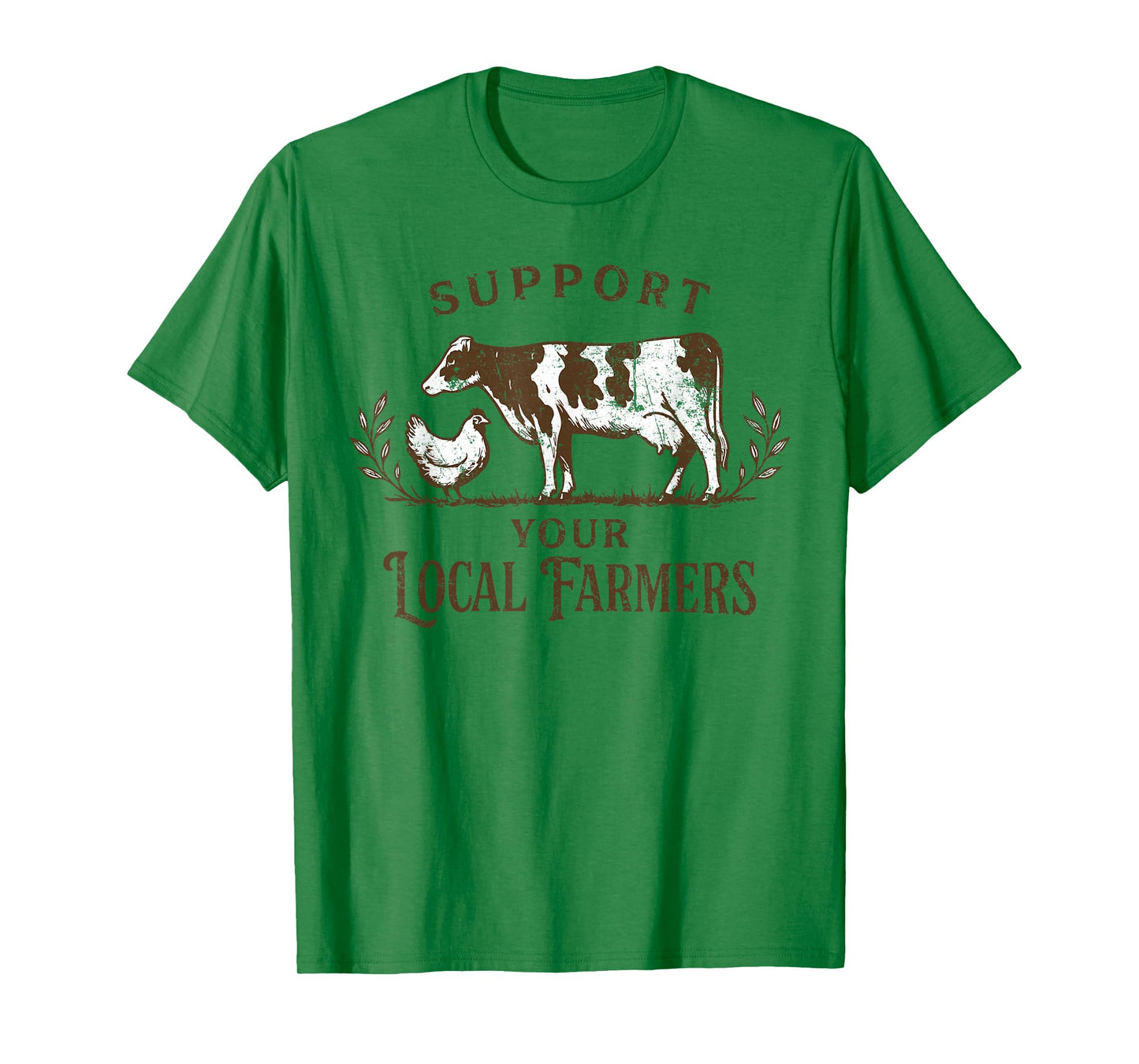 Support Your Local Farmers Funny Farmer Love Farming T-Shirt