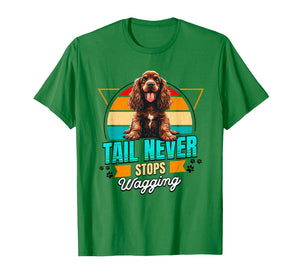 English Cocker Spaniel Lover Funny Cocker Spaniel Retro T-Shirt