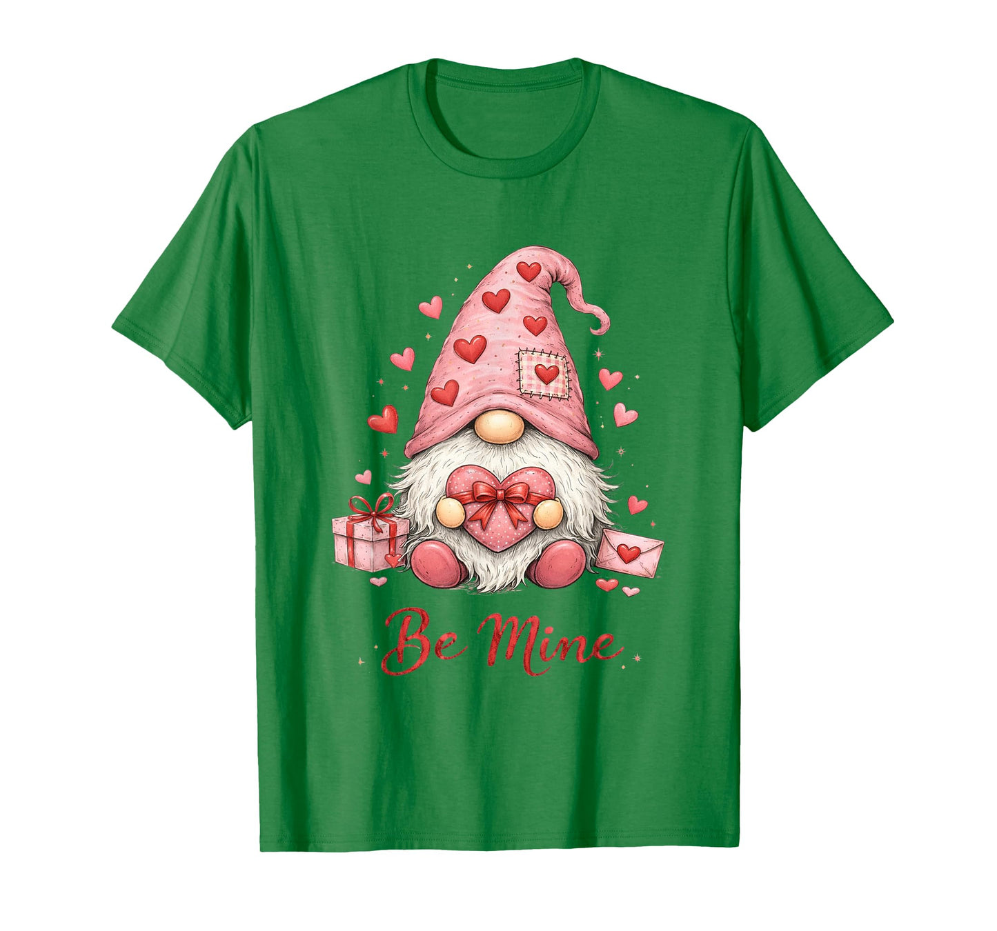 Valentine Gnome Love Happy Valentine's Day Gnome Be Mine T-Shirt