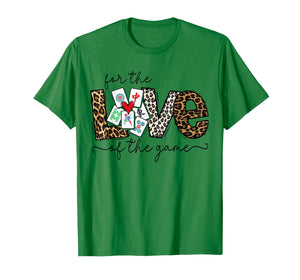 Love for The Game Mahjong Love Playing Chinese Game Funny T-Shirt