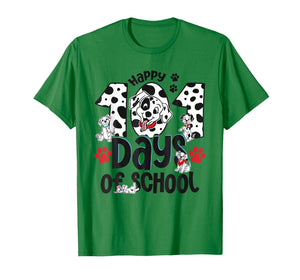 Happy 101 Days School Cute Dog 100 Days Smarter Student Kids T-Shirt