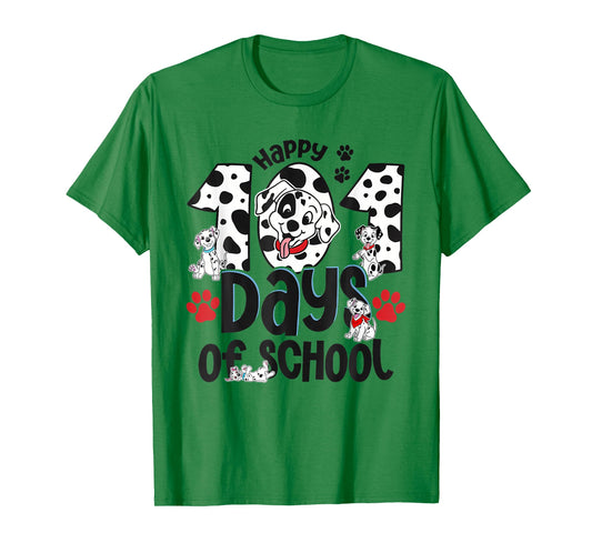 Happy 101 Days School Cute Dog 100 Days Smarter Student Kids T-Shirt
