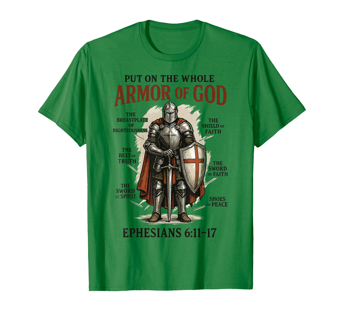 Toddler Full Armor God Warrior Christian Boys Youth Costume T-Shirt