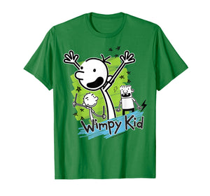 Diary of a Wimpy Kid Greg Heffley Cartoon Stick Characters T-Shirt
