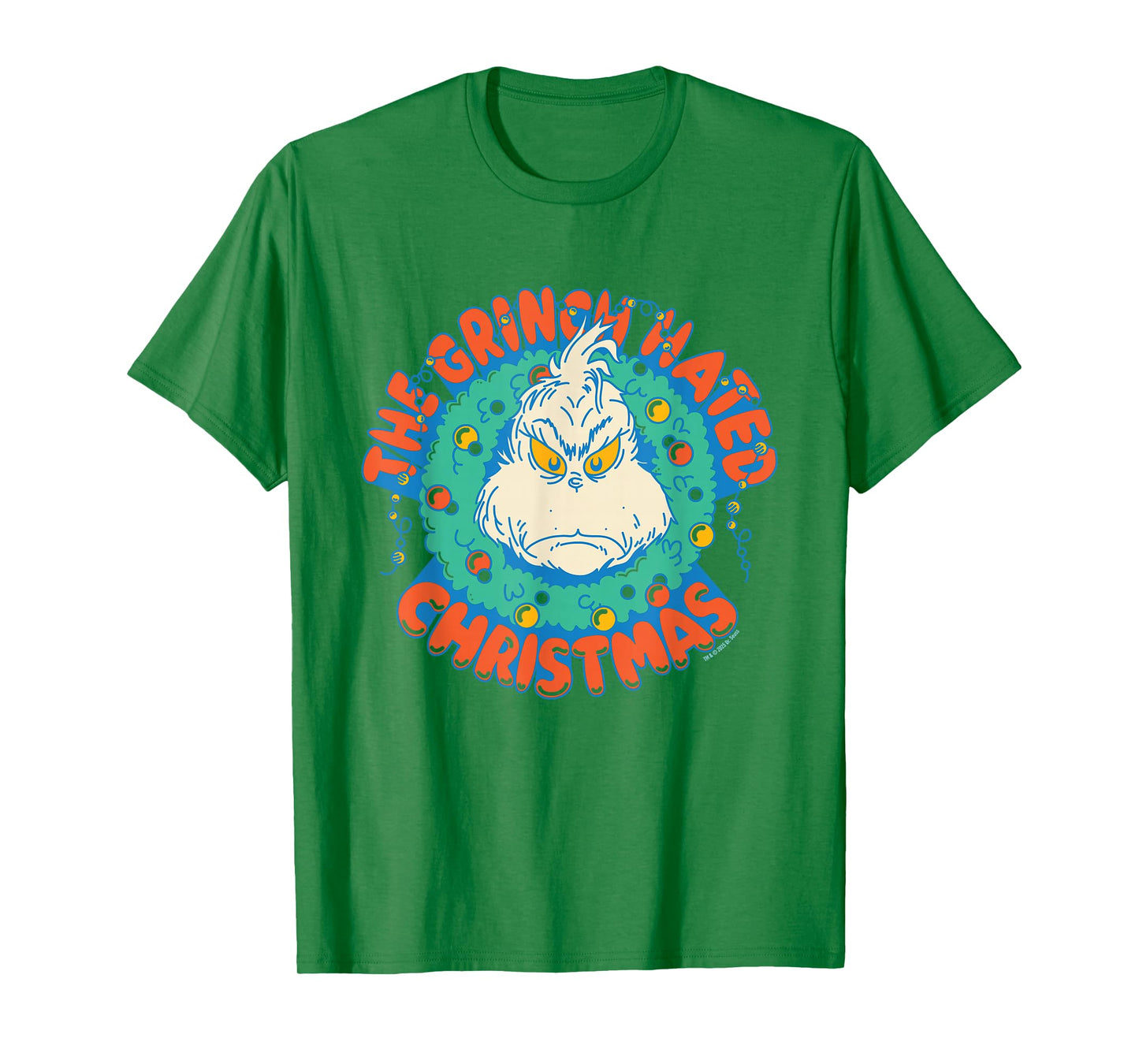 Dr. Seuss The Grinch Hated Christmas Officially Licensed T-Shirt