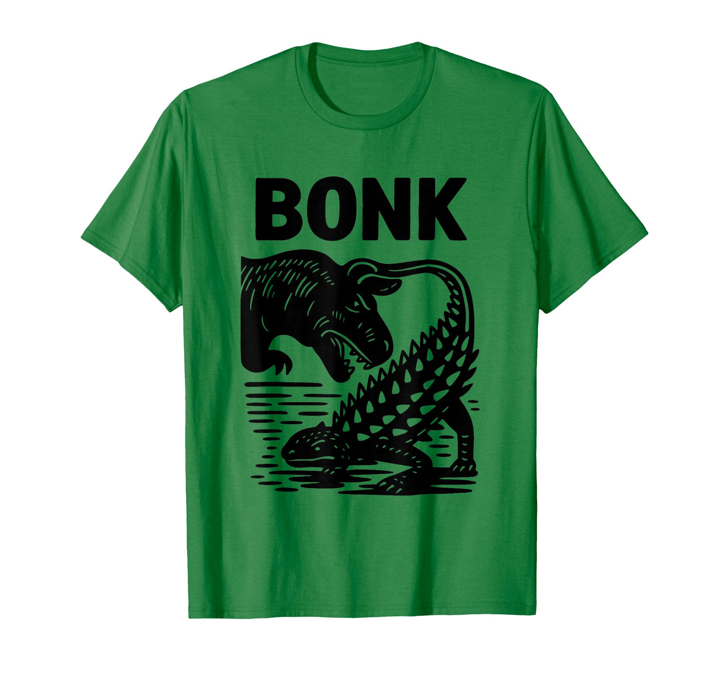 Funny Bonk Dinosaur Prehistoric Humor, Ankylosaurus Dino T-Shirt