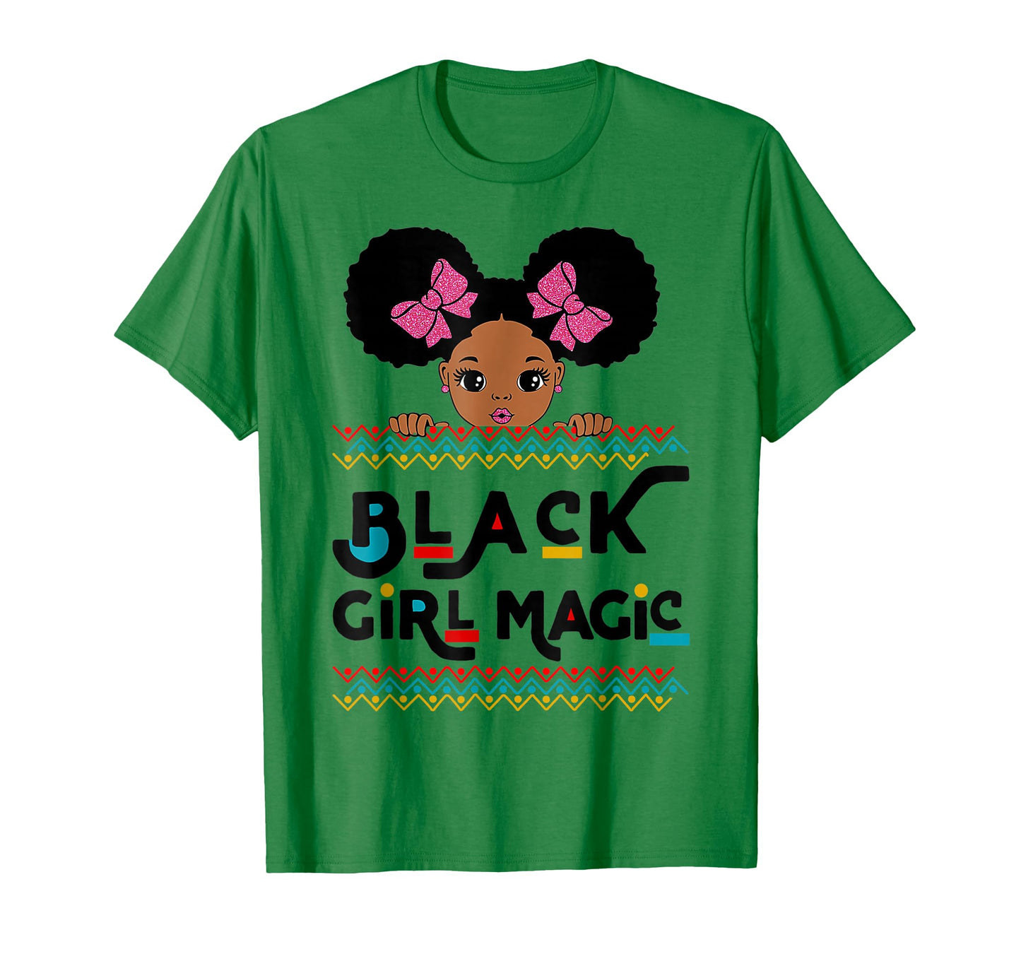Black Girl Magic African American Melanin Kids Toddler Gifts T-Shirt