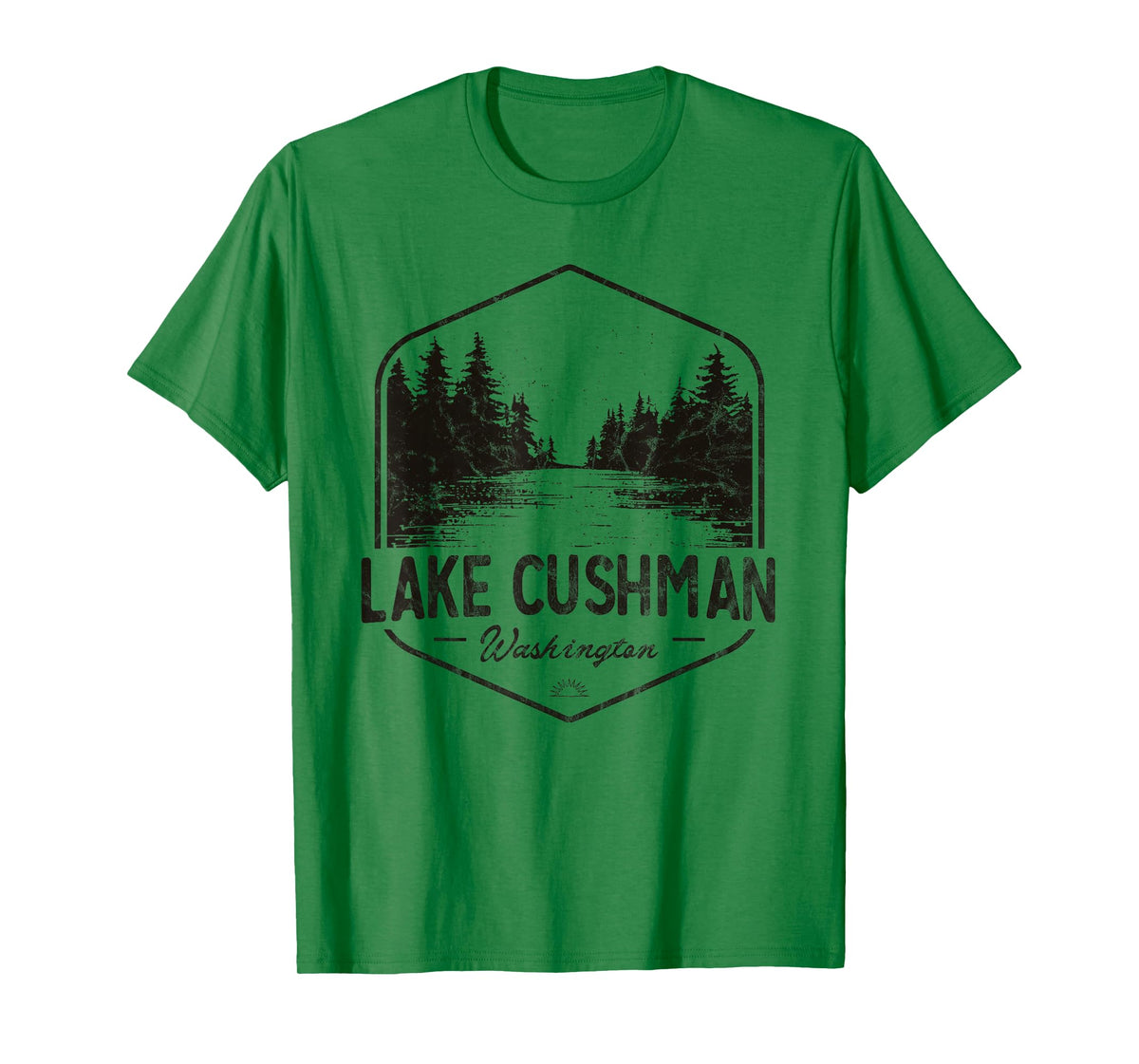 Lake Cushman Washington Outdoors Vintage T-Shirt