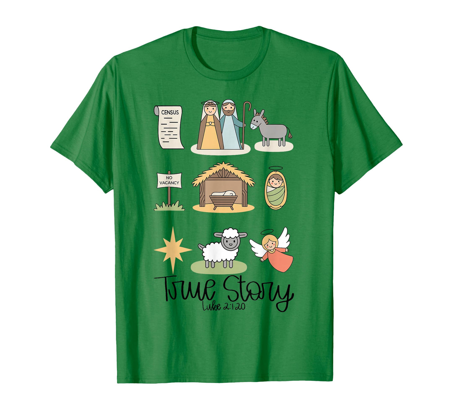 True Story Jesus Nativity Christian Christmas T-Shirt