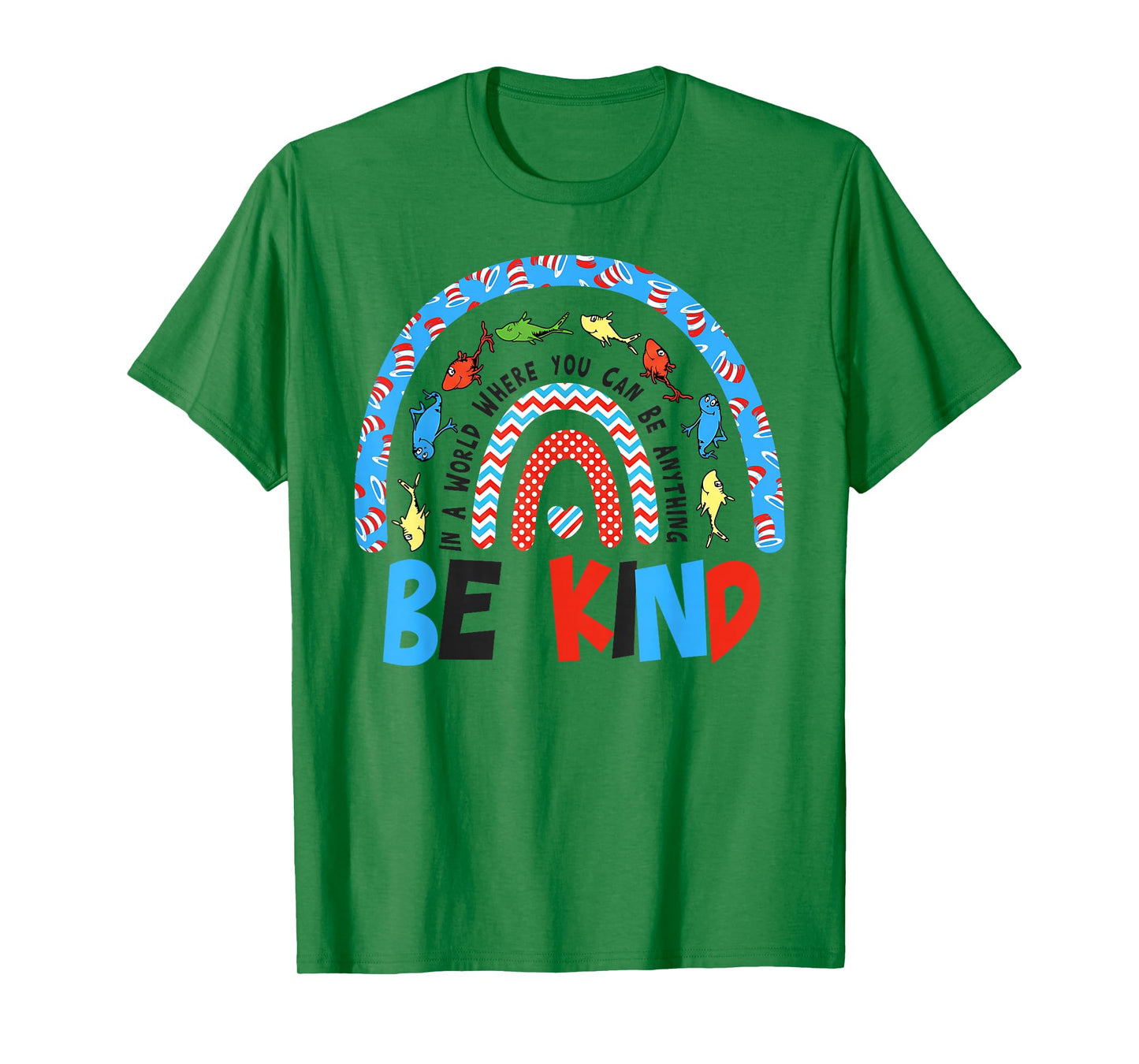 Autism Awareness Be Kind Why Fit in Doctor Teacher Cat Hat T-Shirt
