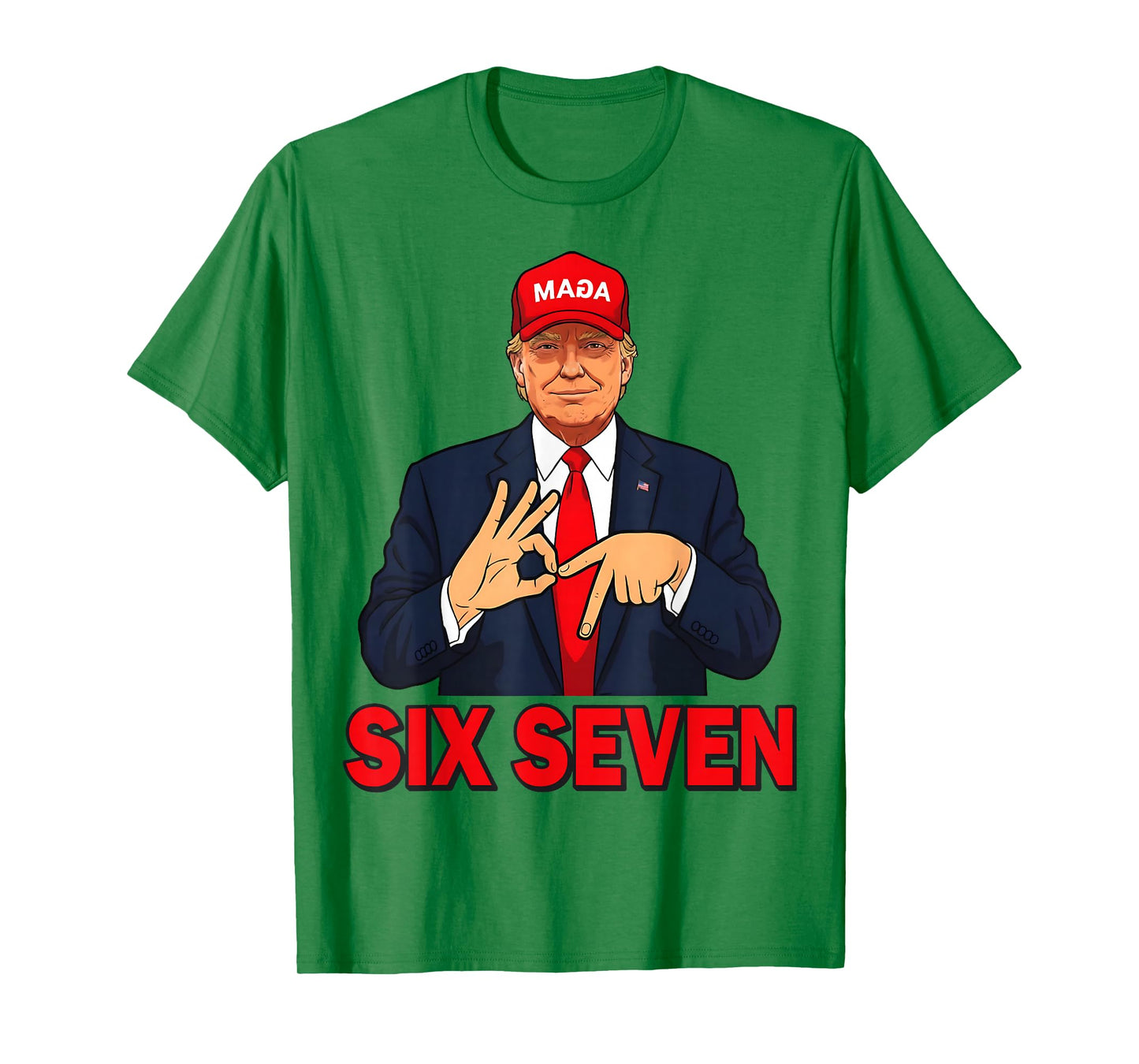 Funny Trump 67 Meme 6 7 Six Seven Men Women Dad T-Shirt