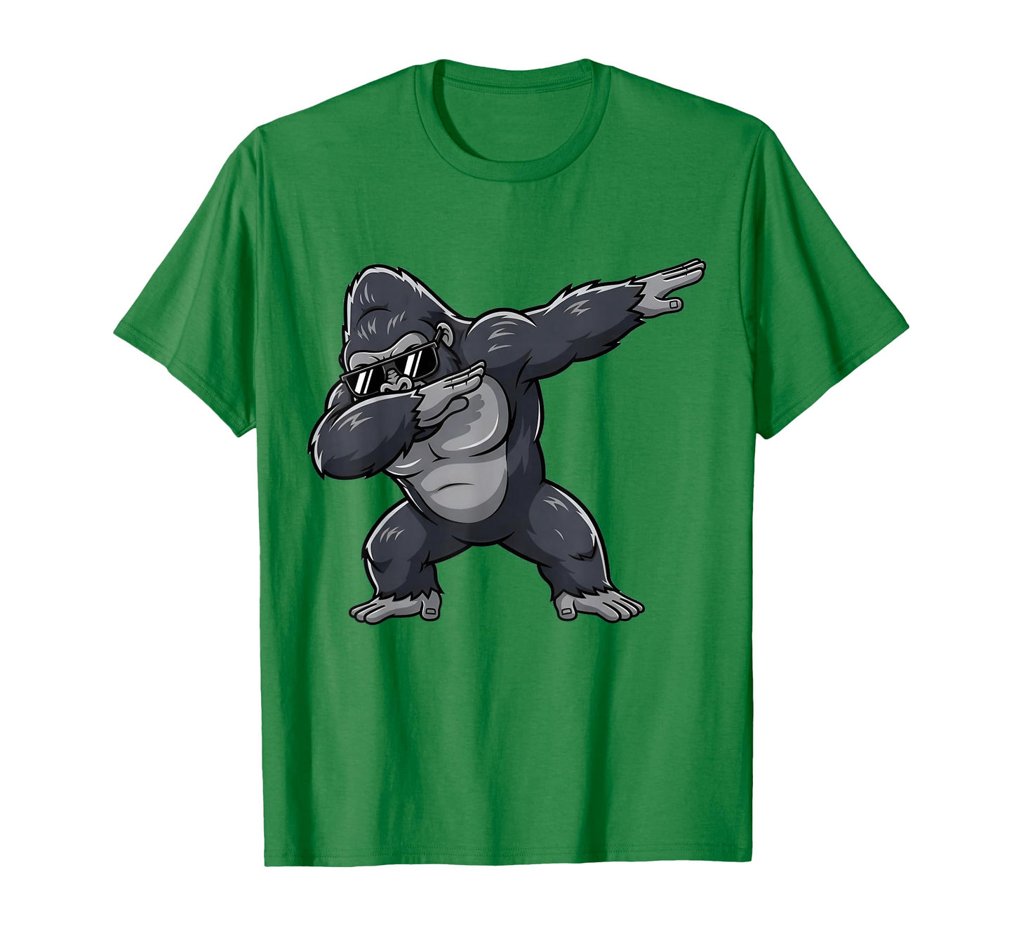Cute Dabbing Gorilla Sunglasses Boy Men Dab Zoo Animal Kids T-Shirt