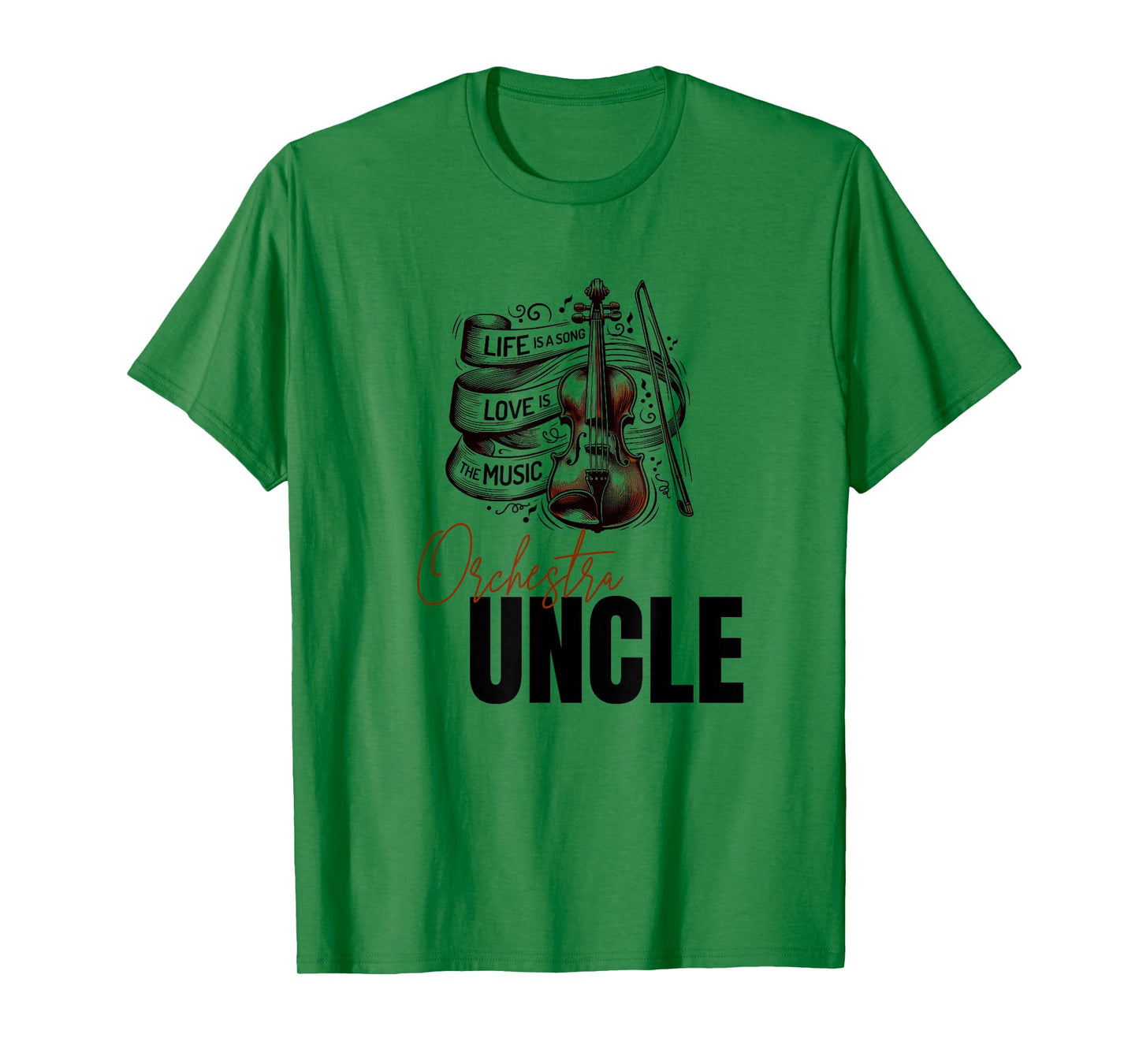 Orchestra Uncle, Family Classical Music Supporter T-Shirt