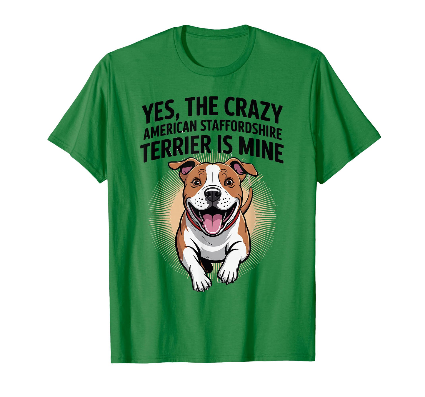 Amstaff Pet Dog Lover Funny American Staffordshire Terrier T-Shirt
