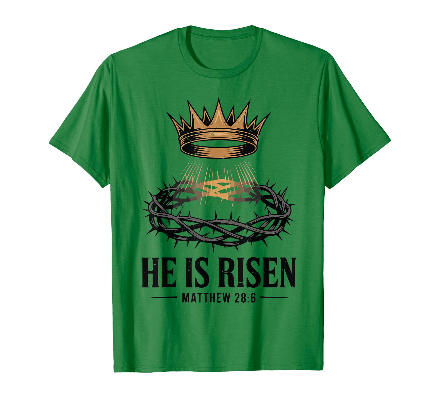He is Risen Jesus Crown Thorns Christian Easter Toddler Boy T-Shirt