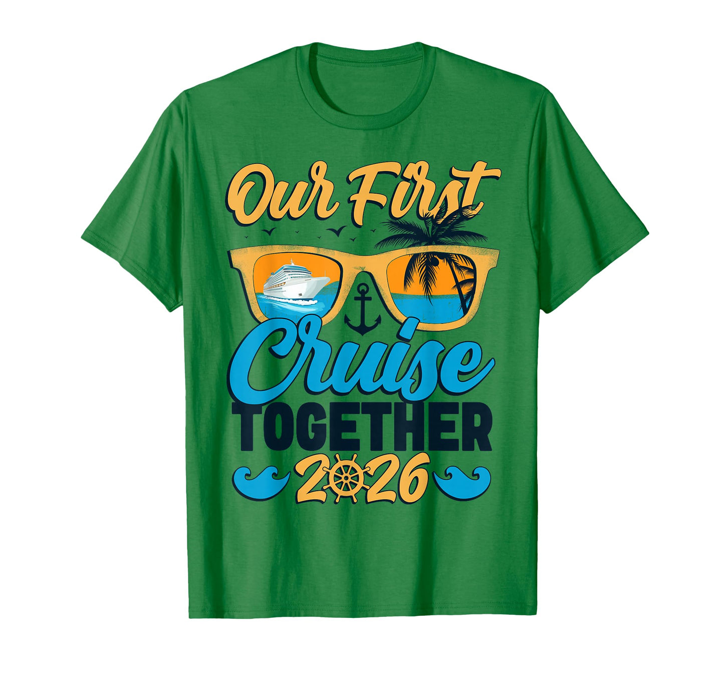 Our First Cruise 2026 Together Cute Matching Couples Cruise T-Shirt