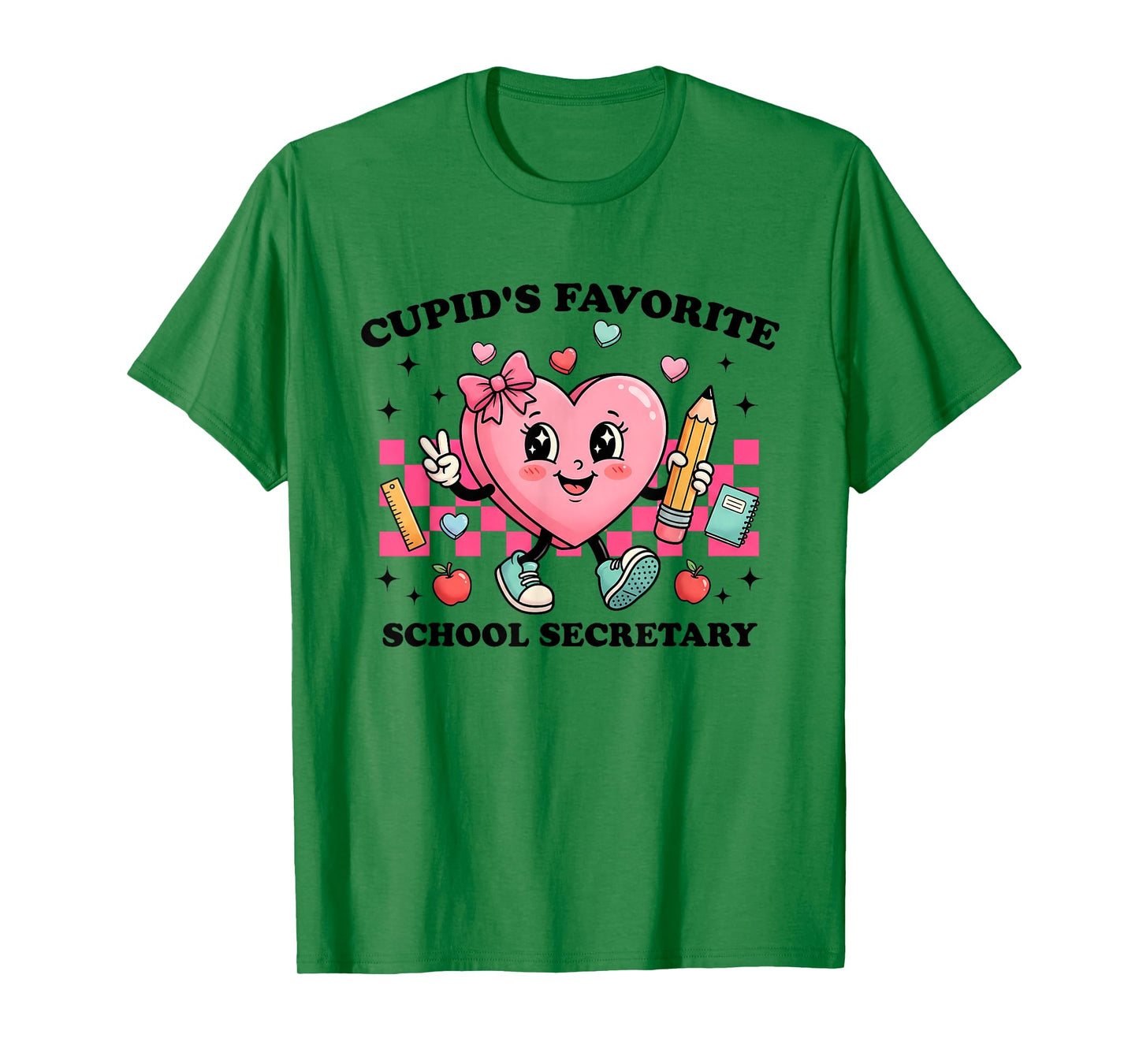 Cupid’s Favorite School Secretary Valentines Funny Cupid T-Shirt