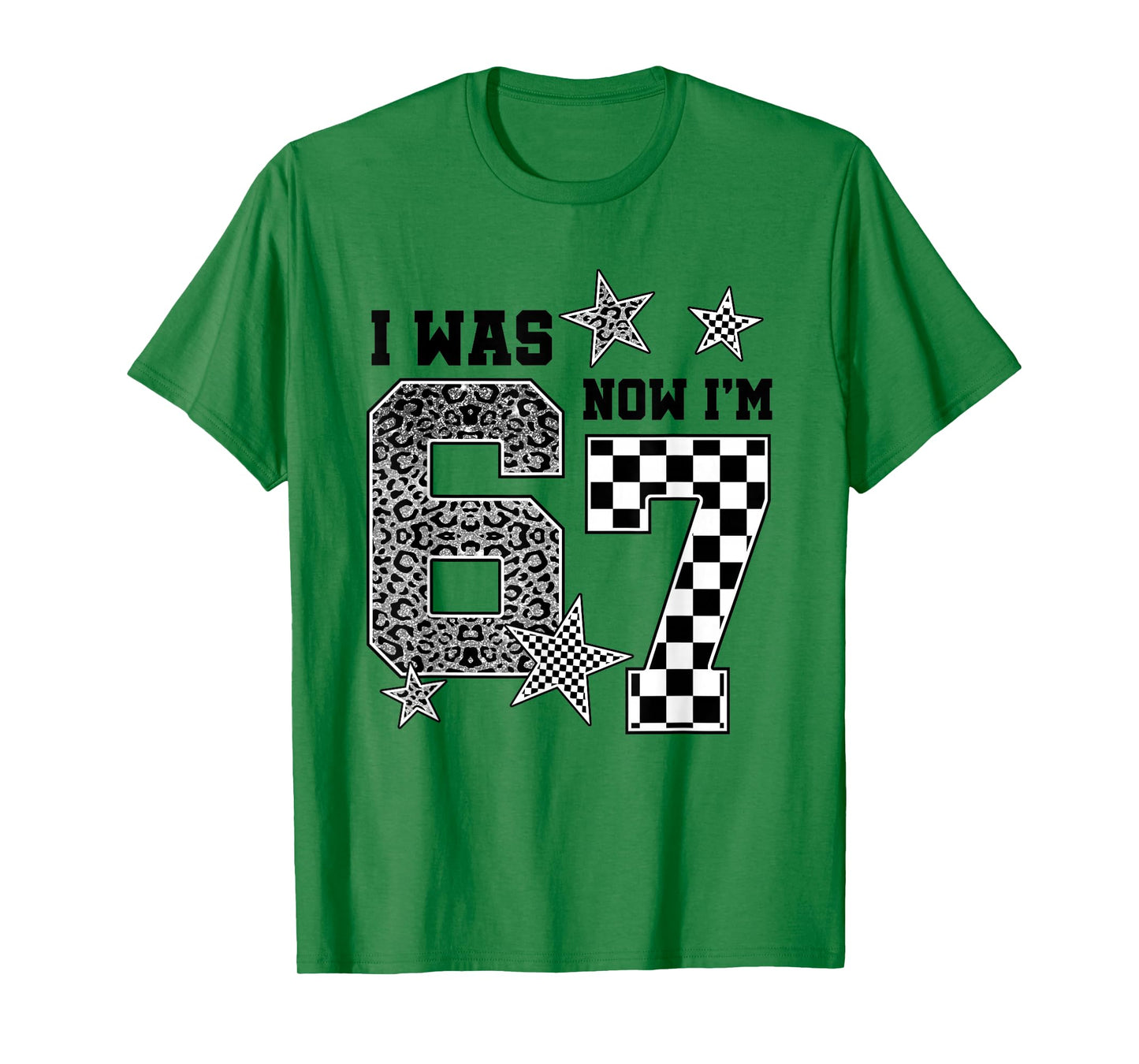 7 Year Old Birthday Shirt was 6 Now I'm 7 67 Funny for Kids T-Shirt