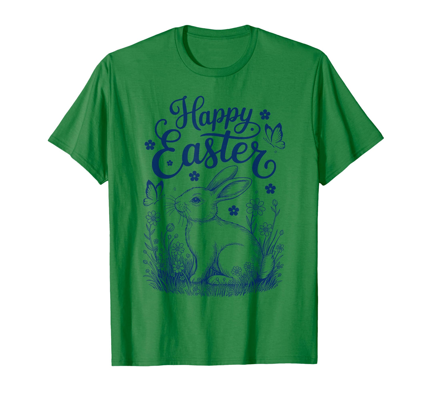 Happy Easter Cute Rabbit Bunny Easter Women Kids T-Shirt