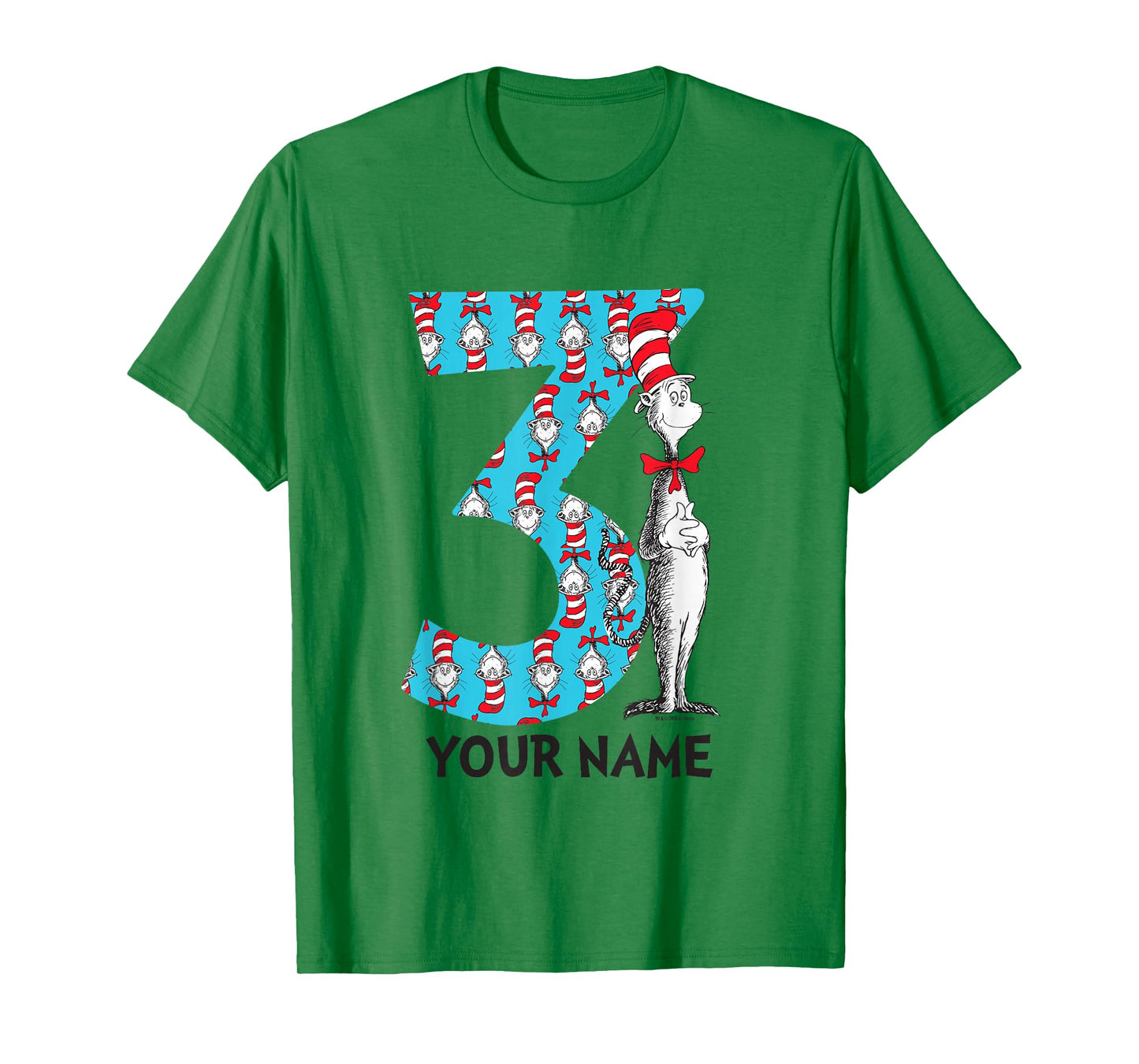 Cat in The Hat Customizable Name 3rd Birthday Celebration
