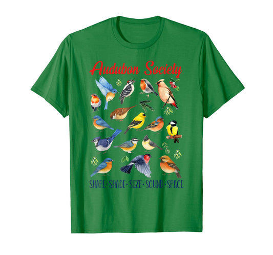 Bird Lover Bird Nerd Bird Watching Lover Audubon Society T-Shirt