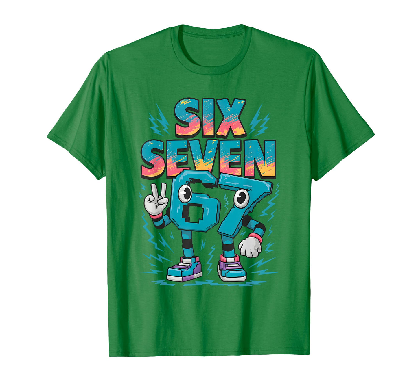 Kids Meme 67 Six Seven 6 7 Italian Brainrot T-Shirt