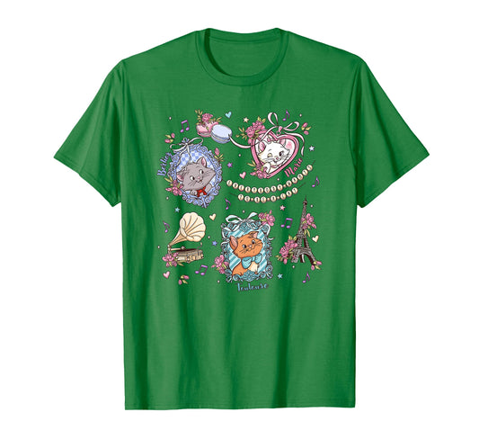 Disney The Aristocats Everybody Wants to be A Cat Collage T-Shirt