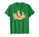 Peace Walking Monk Dog Minimalist Zen Art T-Shirt