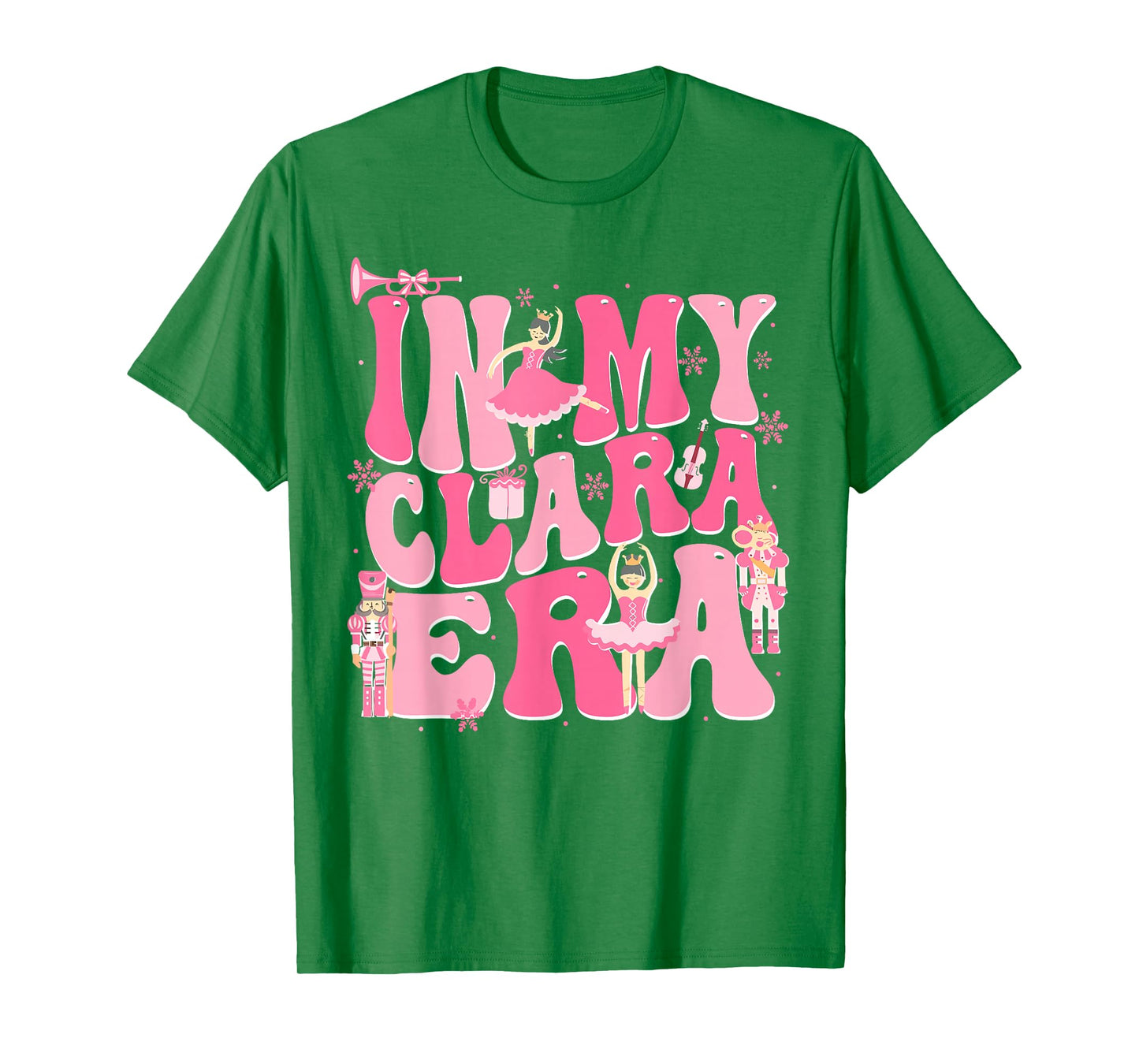 Coquette in My Clara Era Christmas Nutcracker Merry Xmas Kid T-Shirt