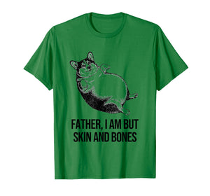 Corgi Father I Am But Skin and Bones Funny Dog Graphic T-Shirt