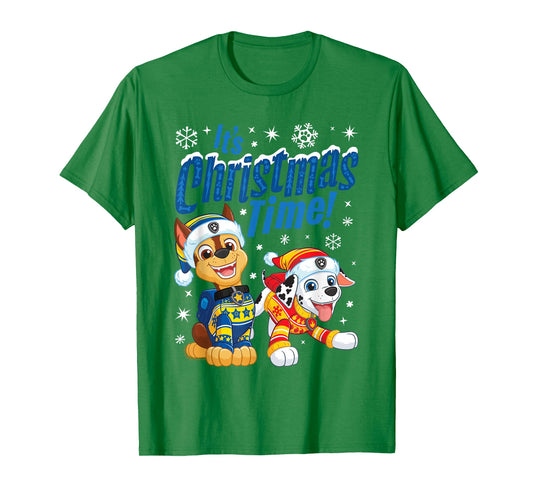 PAW Patrol Chase and Marshall Christmas Time T-Shirt