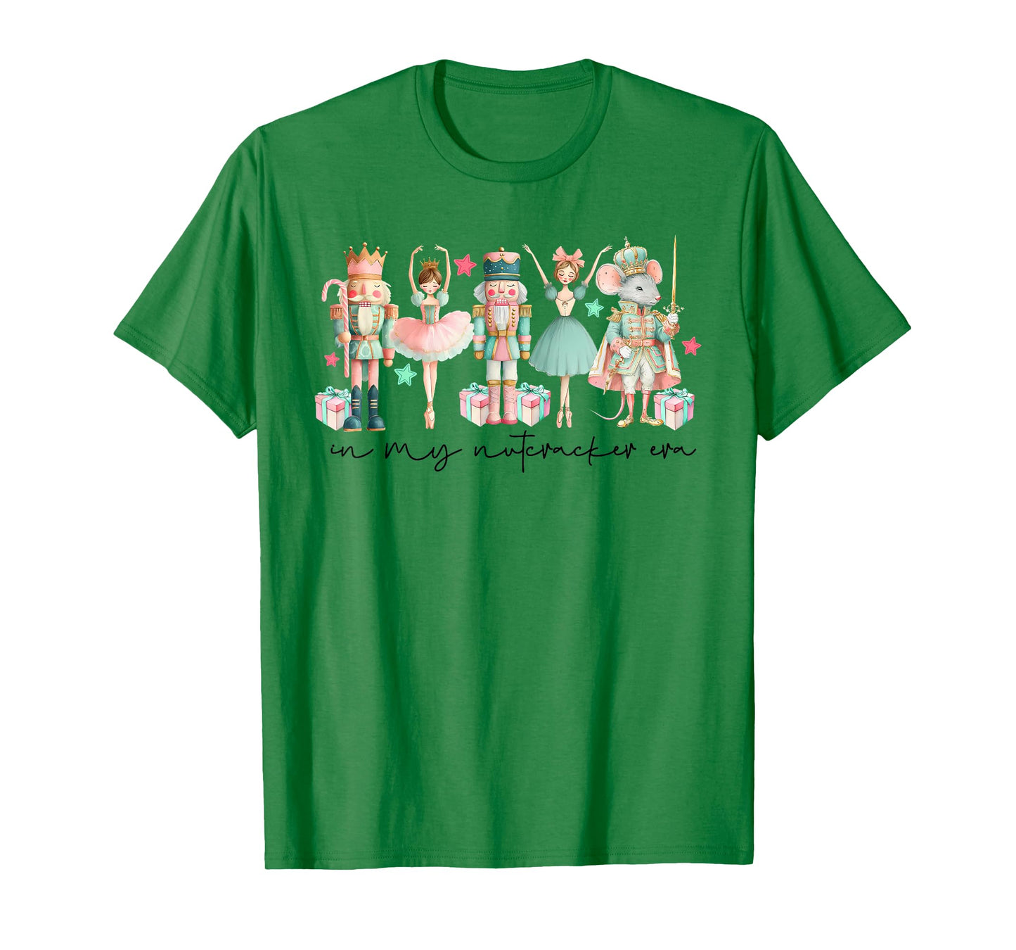 in My Nutcracker Era Ballet Pink Christmas Vibes Women Girls T-Shirt