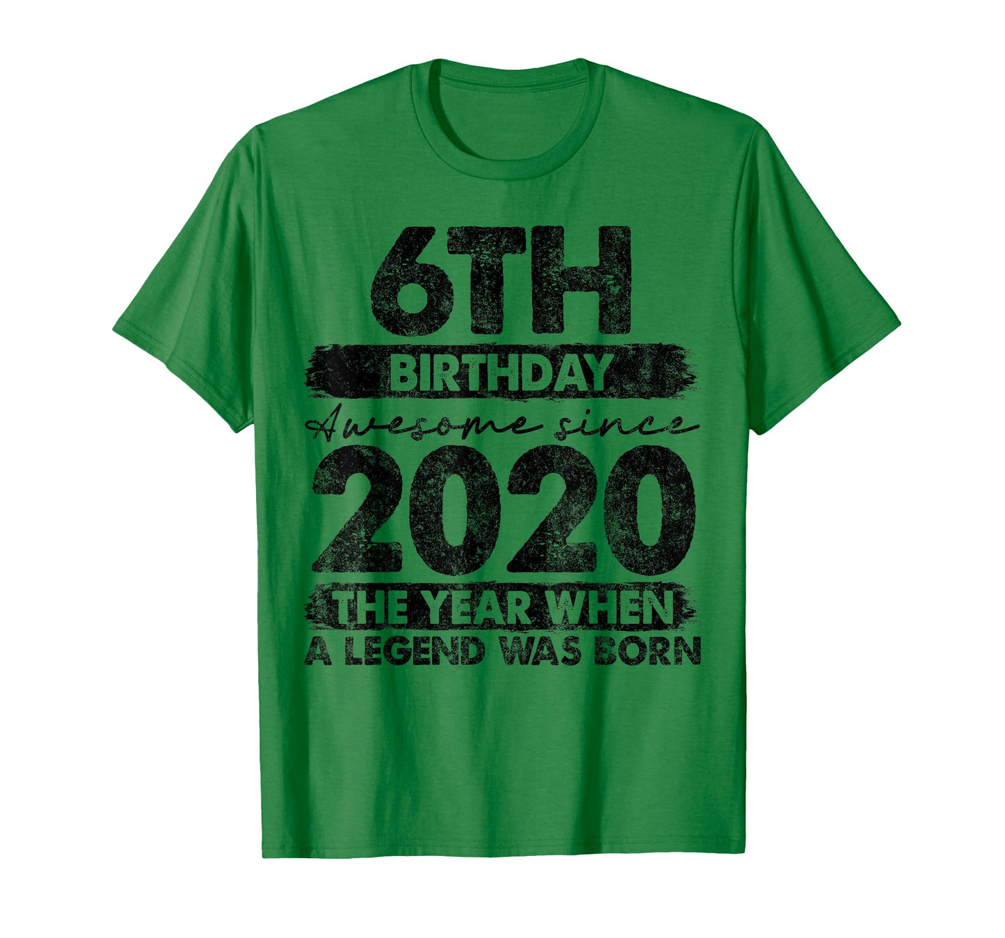 6 Year Old Gifts Vintage 2020 Limited Edition 6th Birthday T-Shirt