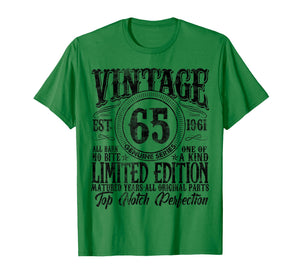 65 Year Old Gifts Vintage 1961 Limited Edition 65th Birthday T-Shirt