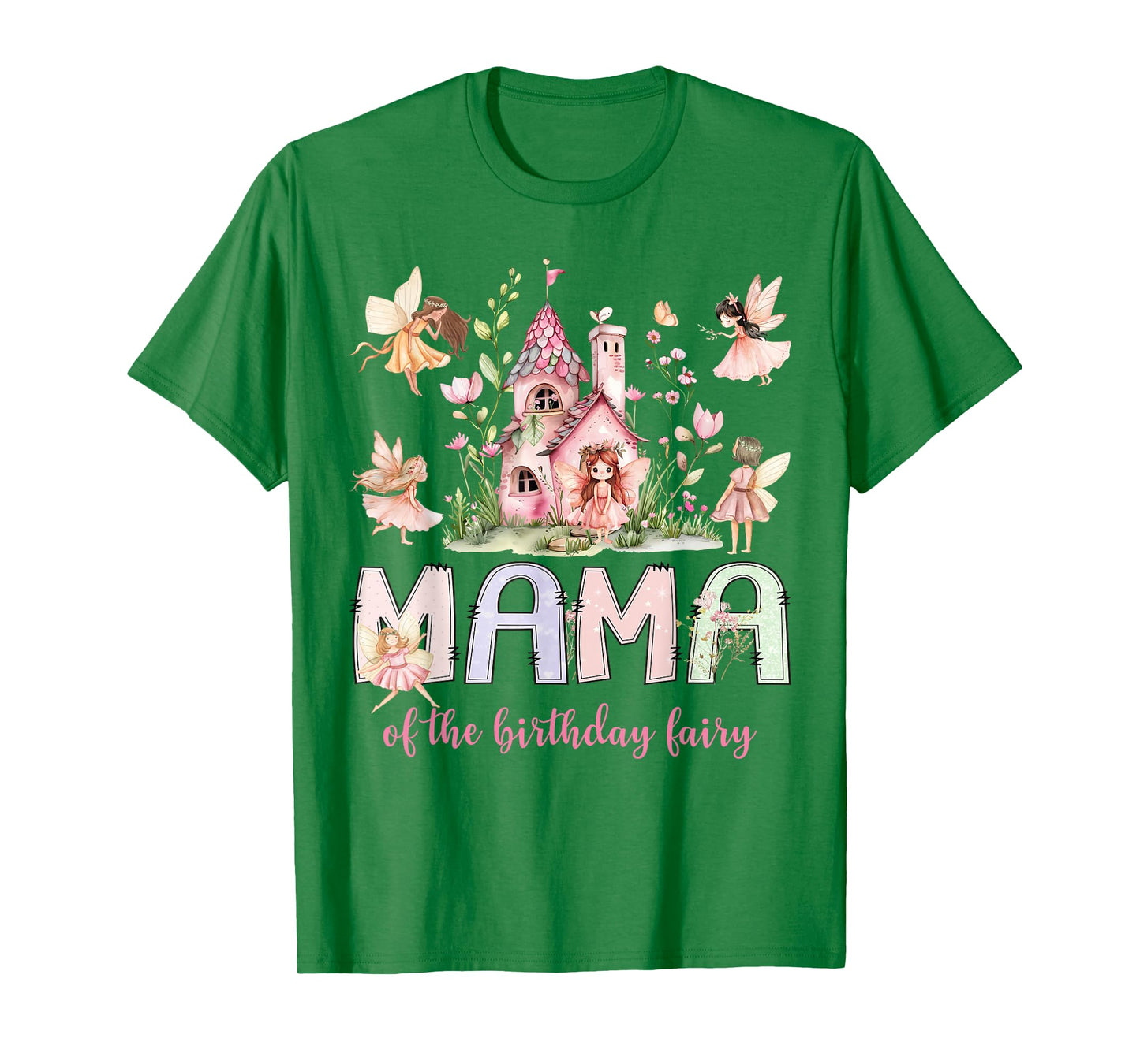 Mama of The Birthday Fairy Magical Girl Matching T-Shirt