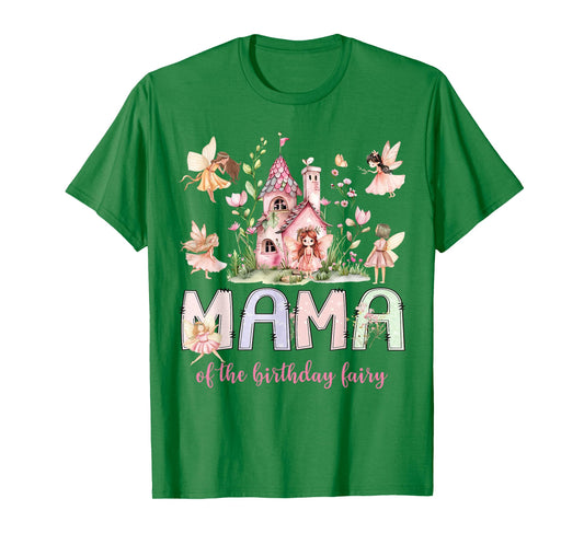 Mama of The Birthday Fairy Magical Girl Matching T-Shirt