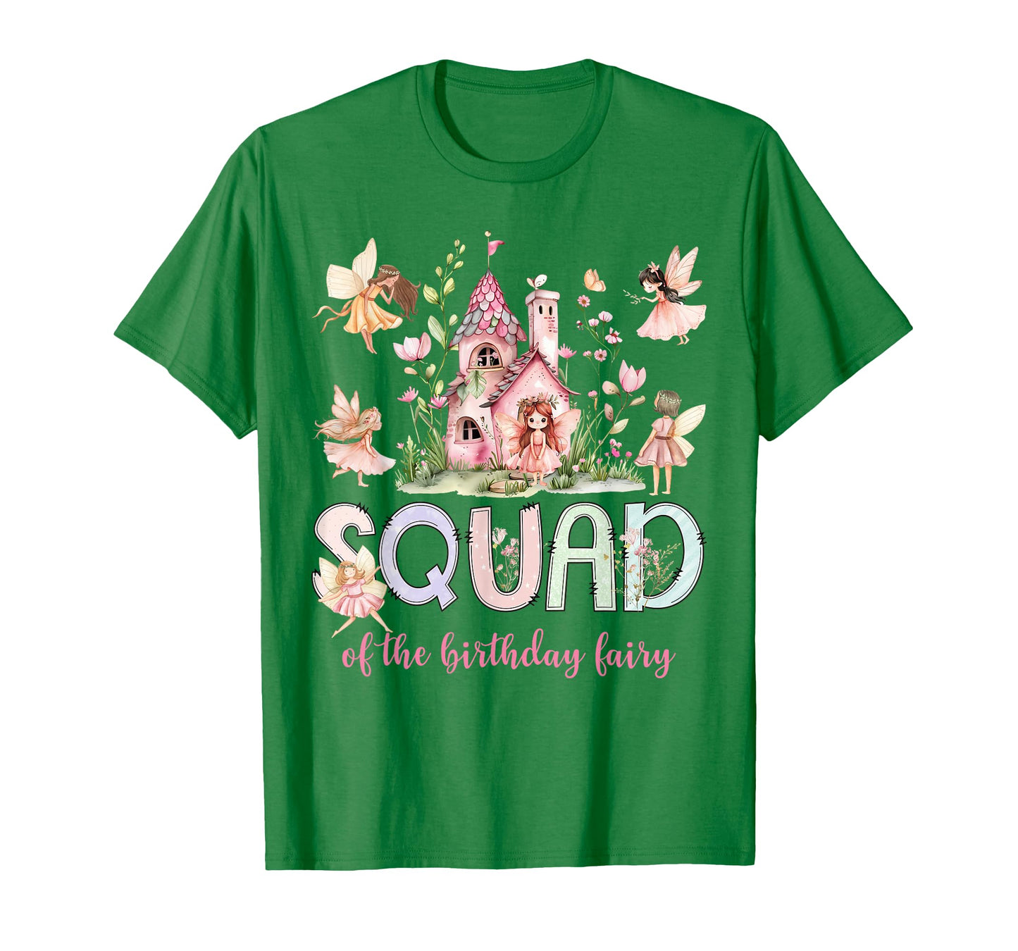 Squad of The Birthday Fairy Magical Girl Matching T-Shirt
