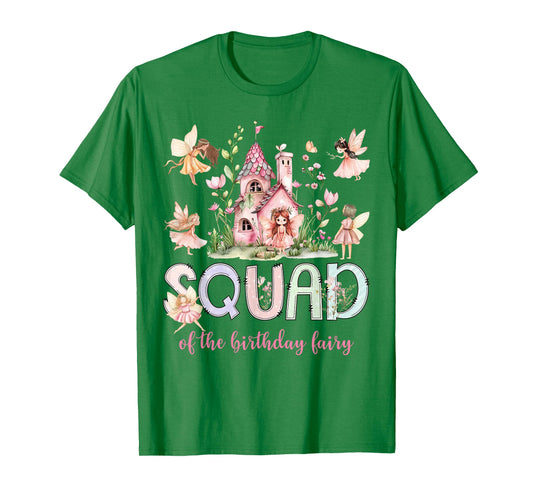 Squad of The Birthday Fairy Magical Girl Matching T-Shirt