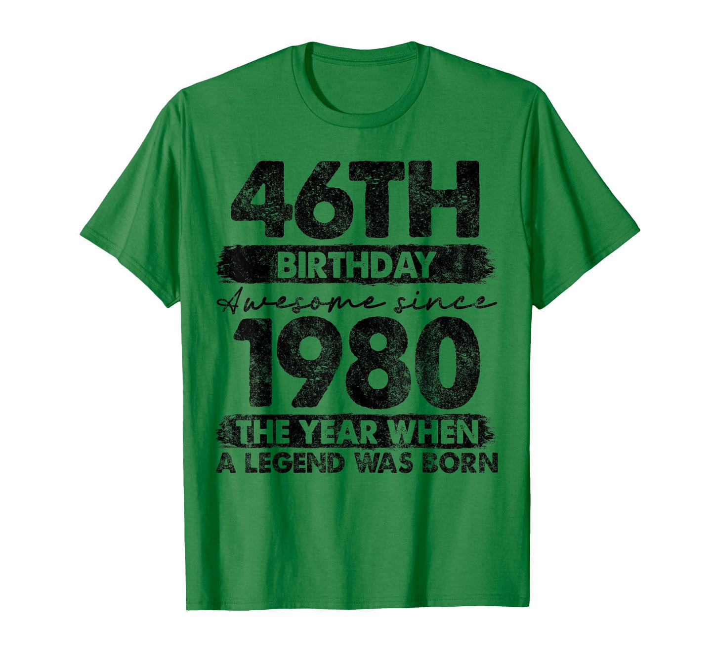 46 Year Old Gifts Vintage 1980 Limited Edition 46th Birthday T-Shirt