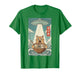 Anime Cat Eating Ramen and UFO Japanese Art Graphic Cat T-Shirt