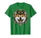 Akita Dog St. Patricks Day Pattys Day Irish Leprechaun Luck T-Shirt