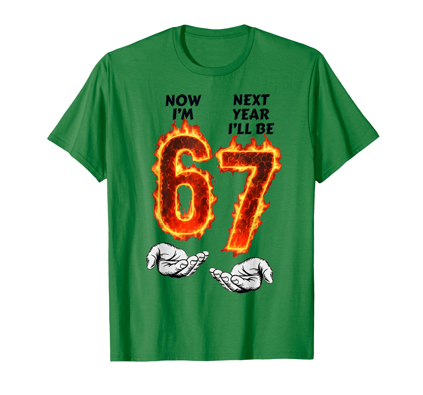 6th Birthday Boys Girls 6 7 Now I'm 6 Next Year I'll be 7 T-Shirt