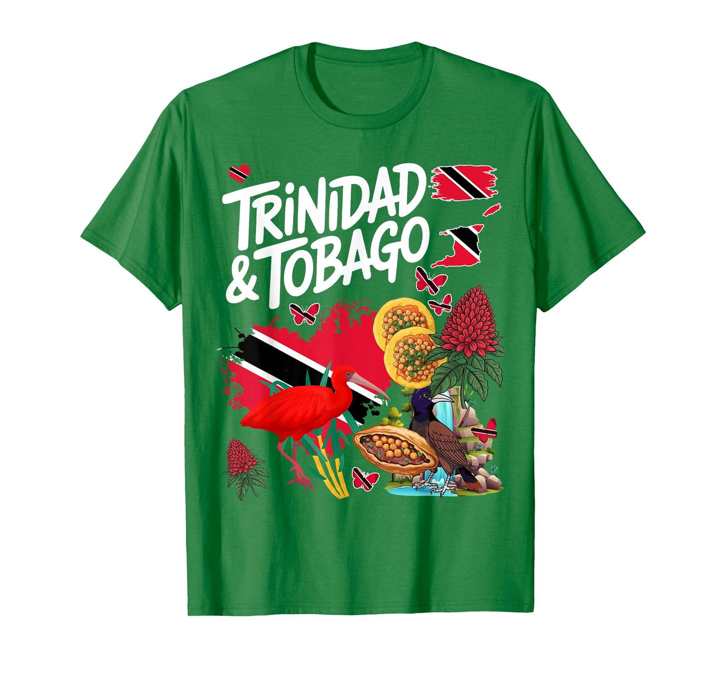 Trinidad Flag Idea for Women Trinidad & Tobago Culture T-Shirt